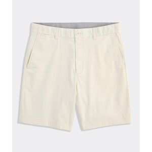 Vineyard Vines Mens Breaker Shorts Khaki Tan Flat Front Cotton Size 35